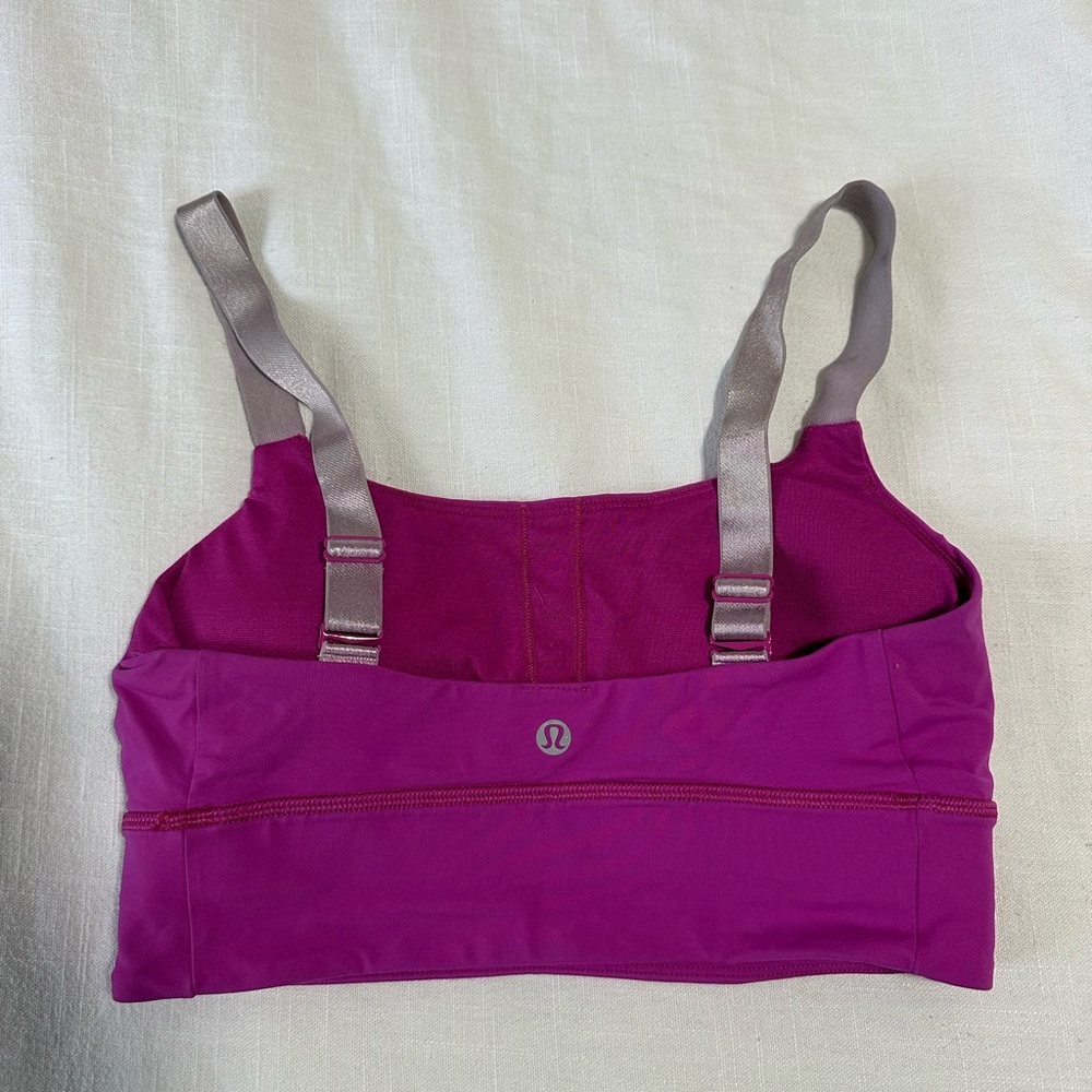 Lululemon Magenta Sports Bra Medium